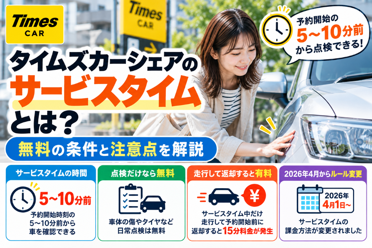 タイムズカーシェア サービスタイム